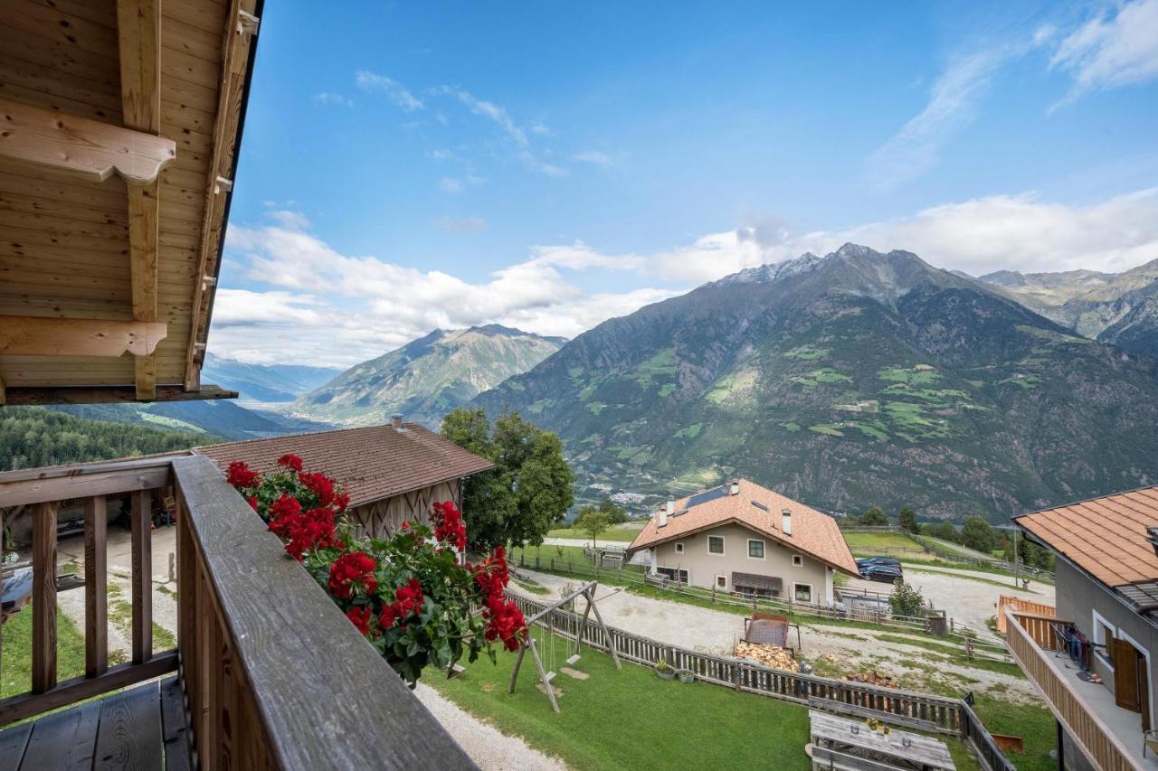 Thaler-Hof Ferienhaus Fichtnhittl Villa Lagundo Dış mekan fotoğraf